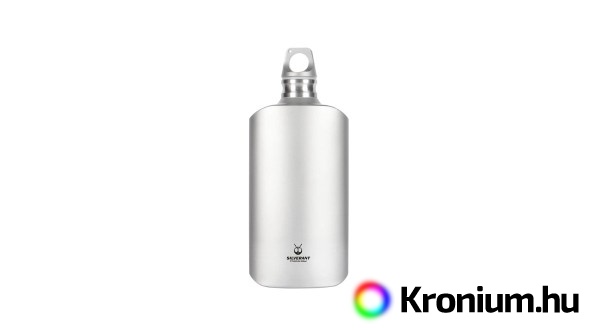 Titánium palack slim 600 ml