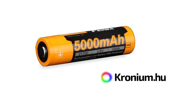 Tölthető akkumulátor Fenix 21700 5000 mAh (Li-Ion)