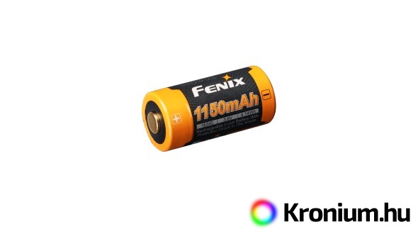 Fenix RCR123A 1150 mAh tölthető akkumulátor