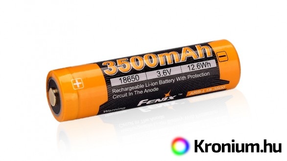Fenix 18650 3500 mAh újratölthető akkumulátor (Li-Ion)