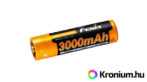 Nagyáramú akkumulátor Fenix 18650 3000 mAh (Li-Ion)