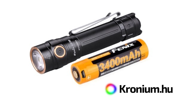 LED zseblámpa Fenix LD30 + USB akkumulátor 3400 mAh