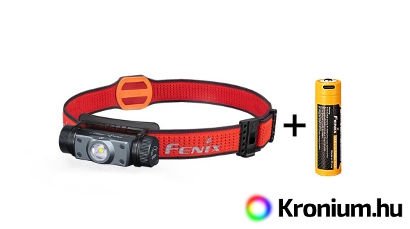 Fenix HM62-T + 18650 3400 mAh USB-C szett