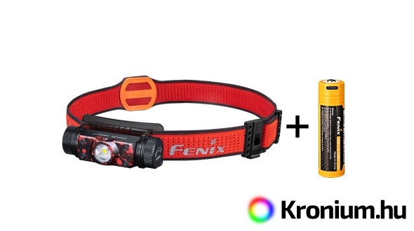Fenix HM62-T + 18650 3400 mAh USB-C szett