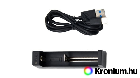 USB töltő MC1 Li-ion akkumulátorokhoz