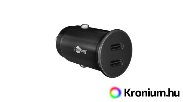 30W-os gyorstöltő USB autóadapter