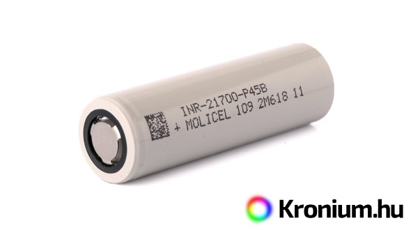 Molicel INR21700-P45B (Li-Ion) akkumulátor