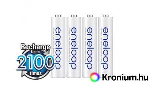 Panasonic Eneloop AAA NiMH 4db 2100 ciklus