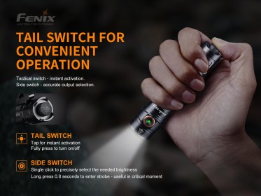 LED zseblámpa Fenix LD30 + USB akkumulátor 3400 mAh
