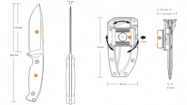 Ruike Jager F118 kés