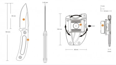 Ruike Hornet F815 kés