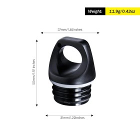 Titánium palack slim 600 ml