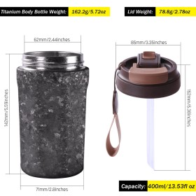 SilverAnt titán termosz bögre 400 ml