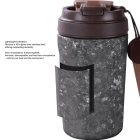 SilverAnt titán termosz bögre 400 ml