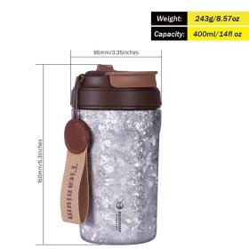 SilverAnt titán termosz bögre 400 ml