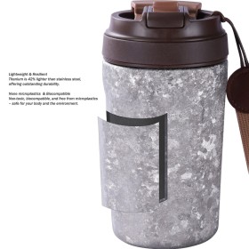 SilverAnt titán termosz bögre 400 ml