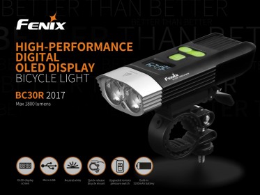 Fenix BC30R tölthető kerékpáros lámpa (1800 lumen)