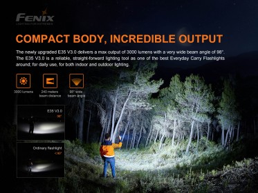 LED lámpa Fenix E35 V3.0