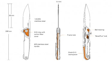 Ruike P875-SZ kés