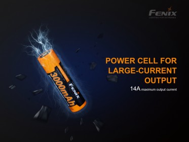 Nagyáramú akkumulátor Fenix 18650 3000 mAh (Li-Ion)