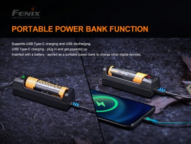 USB töltő Fenix ARE-X1 V2.0 (Li-ion)
