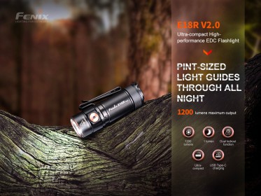 Fenix E18R V2.0 tölthető zseblámpa
