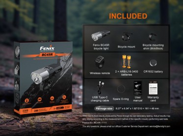 Fenix BC45R újratölthető kerékpárlámpa