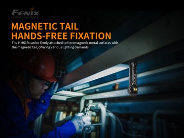 Tölthető fejlámpa Fenix HM61R Amber