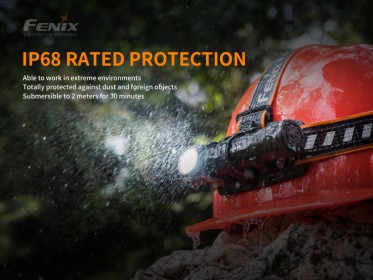 Tölthető fejlámpa Fenix HM61R Amber