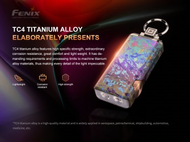Fenix APEX 20 titán elemlámpa - szivárványszínű