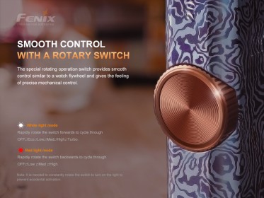 Fenix APEX 20 titán elemlámpa - kék