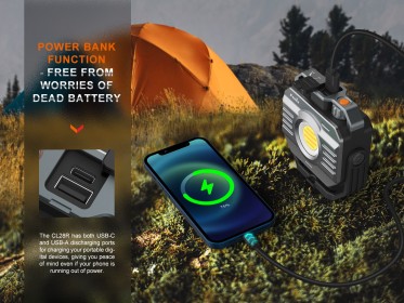 Fenix CL28R munkalámpa és powerbank