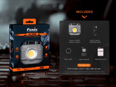 Fenix CL28R munkalámpa és powerbank