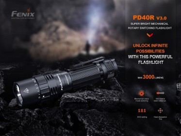 Fenix PD40R V3.0 tölthető zseblámpa