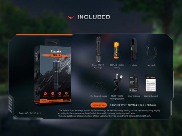 Fenix TK21R tölthető lámpa