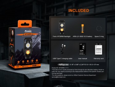 Fenix WT26R munkalámpa és lámpás