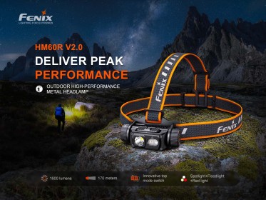 Fenix HM60R V2.0 tölthető fejlámpa