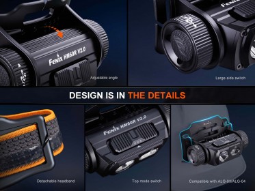 Fenix HM60R V2.0 tölthető fejlámpa