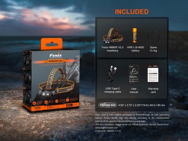 Fenix HM60R V2.0 tölthető fejlámpa