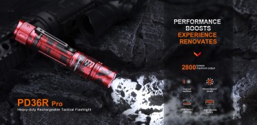 Fenix PD36R PRO RED tölthető taktikai lámpa