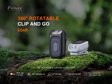 Fenix E04R tölthető zseblámpa