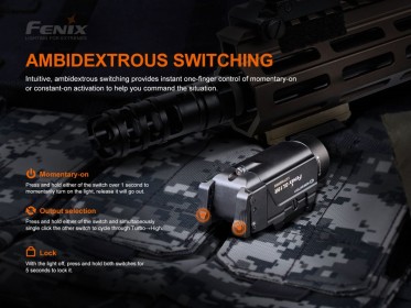 Tölthető fegyverlámpa Fenix GL19R