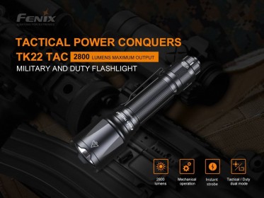 Fenix TK22 TAC taktikai zseblámpa