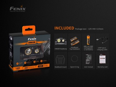 Fenix HM65R tölthető fejlámpa