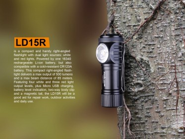 Fenix LD15R tölthető LED zseblámpa