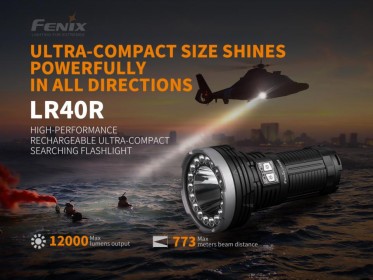 Tölthető LED zseblámpa Fenix LR40R