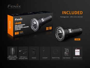 Tölthető LED zseblámpa Fenix LR40R