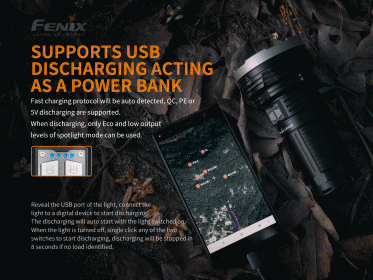 Tölthető LED zseblámpa Fenix LR40R