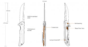 Ruike M121-TZ kés