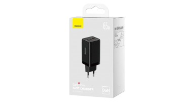 Baseus GaN5 Pro 2xUSB-C + USB (65W)